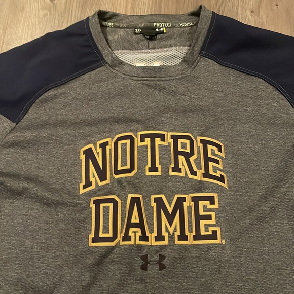 notre dame under armour long sleeve 3XL - Picture 2 of 5